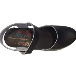 AM-Toffeln 414 Clog Sandals in Black