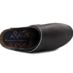 AM-Toffeln Swedish Style Clogs in Dark Brown (100)
