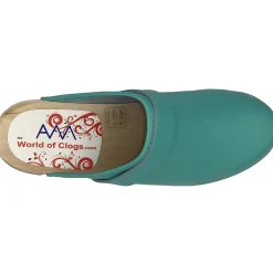 AM-Toffeln Swedish Style Clogs in Turquoise (100)