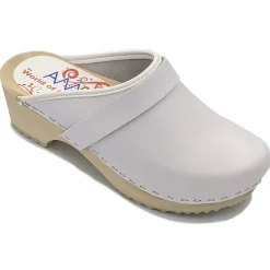 AM-Toffeln Swedish Style Clogs in White (100)