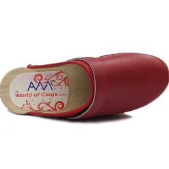 AM-Toffeln Swedish Style Clogs in Red (100)