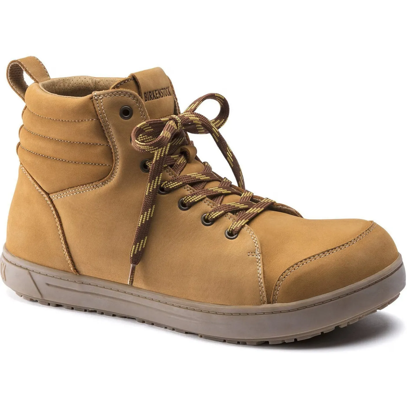 Birkenstock QS 700 PRO Safety Nubuck Leather in Camel (1020848)