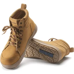 Birkenstock QS 700 PRO Safety Nubuck Leather in Camel (1020848)