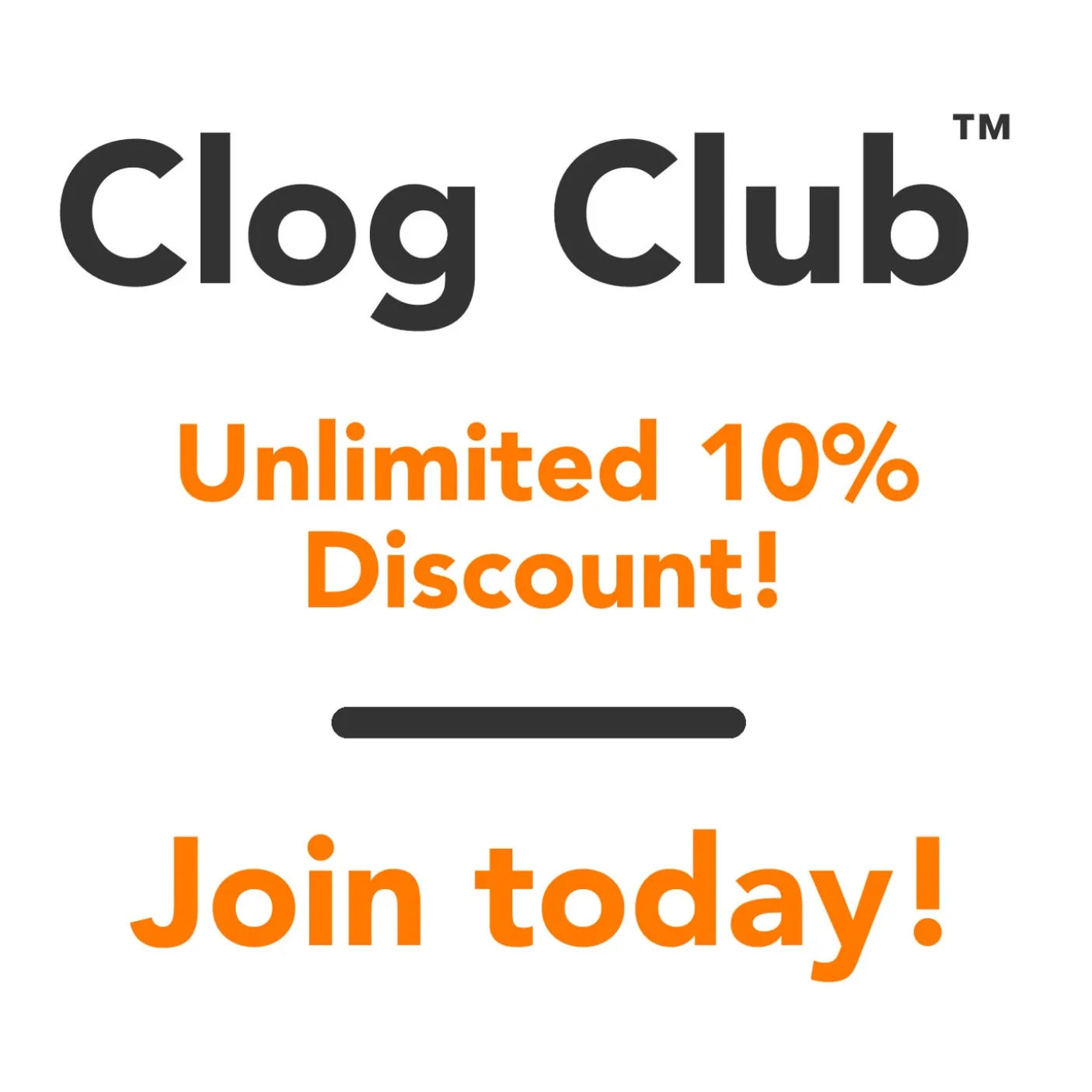 Clog Club Membership