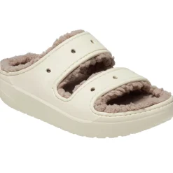 Crocs Classic Cozzzy Sandal (207446) - Bone/Mushroom