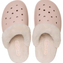 Crocs Classic Fuzz Scuff Slipper (212143) - Quartz