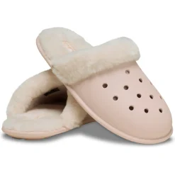 Crocs Classic Fuzz Scuff Slipper (212143) - Quartz