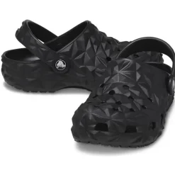 Crocs Classic Geometric Kids Clogs (209572) - Black