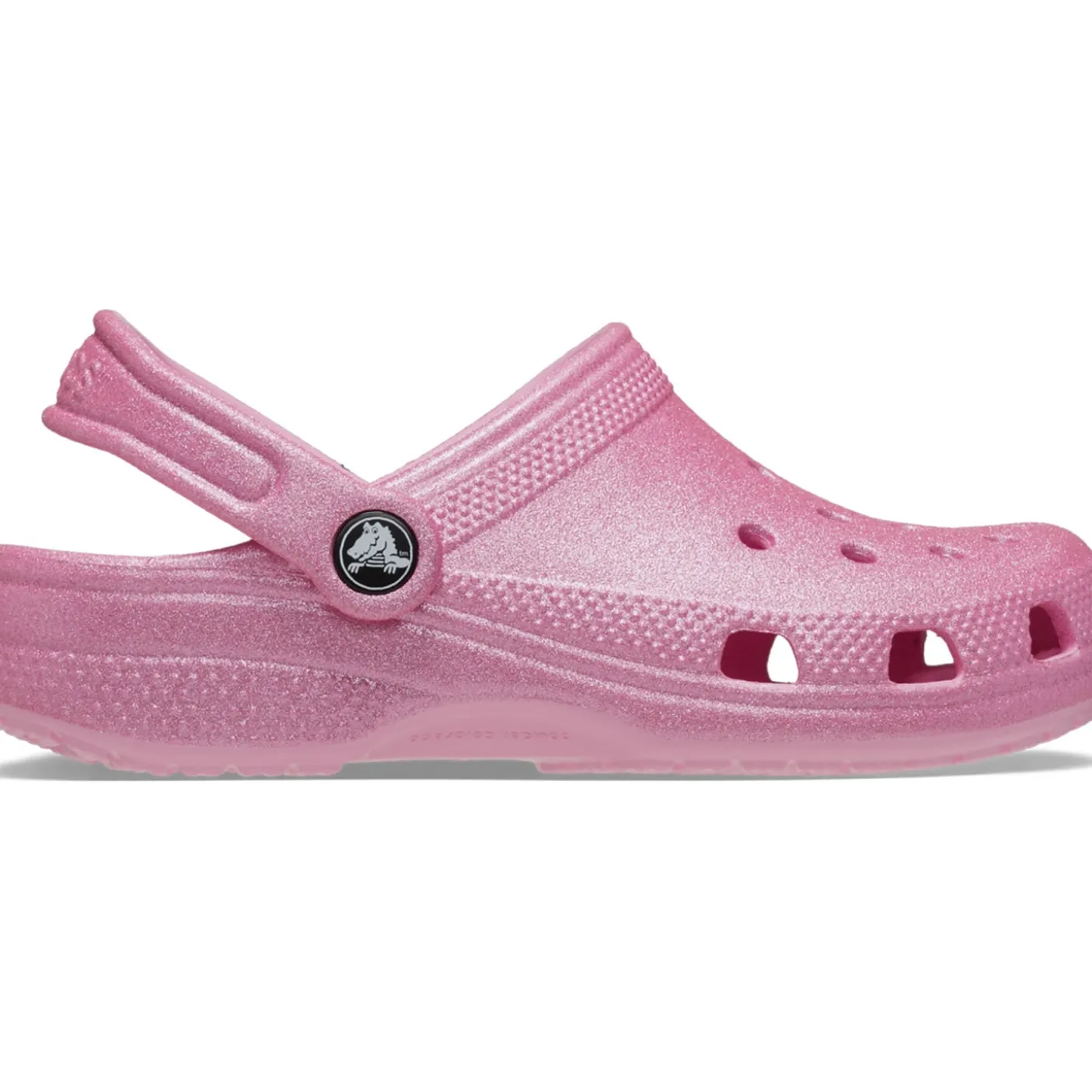 Crocs Classic Glitter Kids Clogs (206993) - Pink Tweed