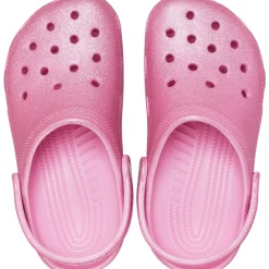 Crocs Classic Glitter Kids Clogs (206993) - Pink Tweed