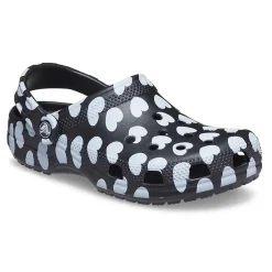 Crocs Classic Heart Print Clog (207679) - Black/White
