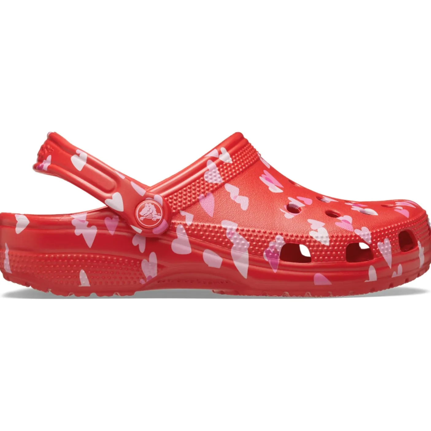 Crocs Classic Hearts Clog (209682) - Cherry Red