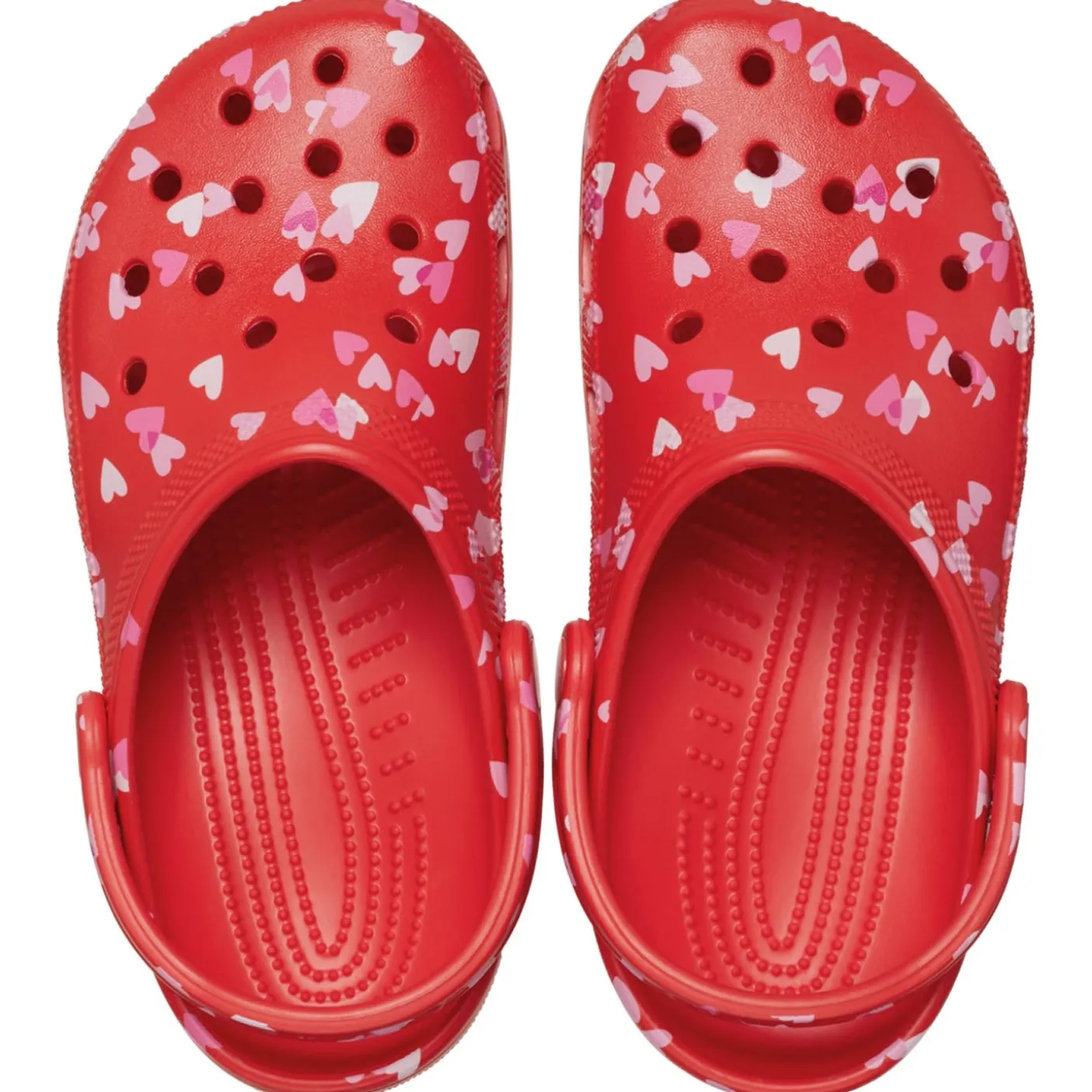 Crocs Classic Hearts Clog (209682) - Cherry Red