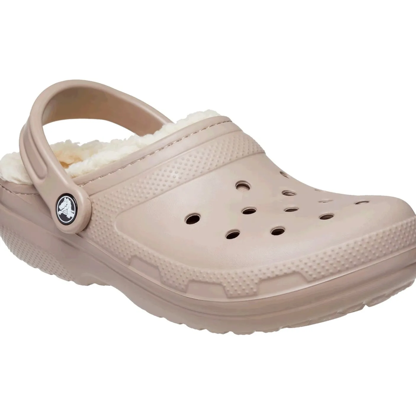Crocs Classic Lined Clog (203591) - Mushroom/Bone