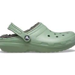 Crocs Classic Lined Clog (203591) - Moss/Multi