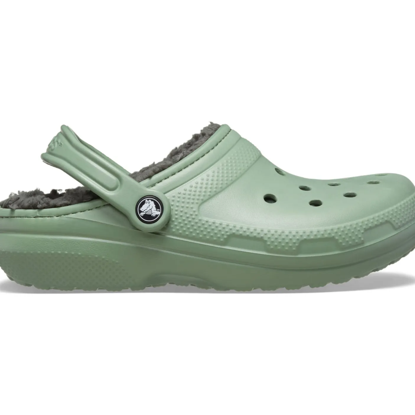 Crocs Classic Lined Clog (203591) - Moss/Multi