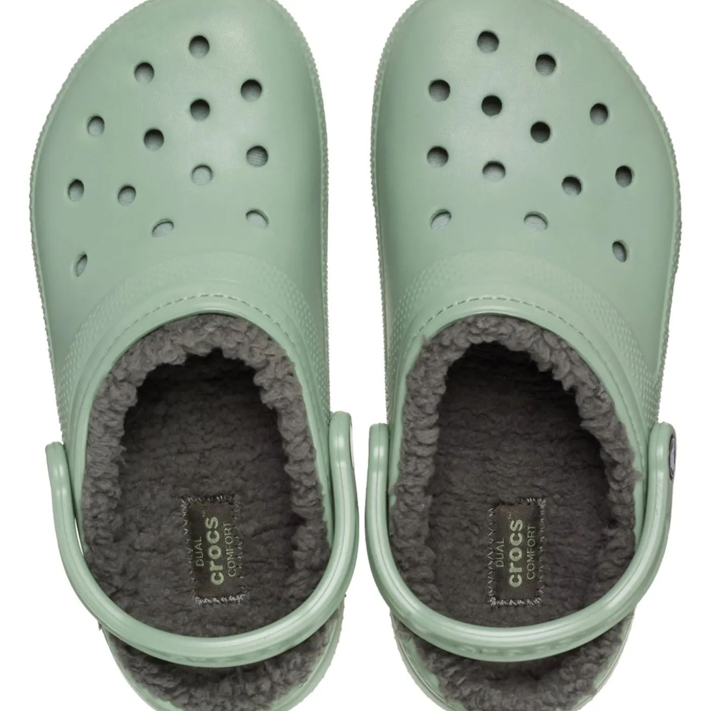 Crocs Classic Lined Clog (203591) - Moss/Multi