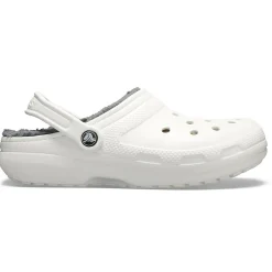 Crocs Classic Lined Clog (203591) - White/Grey