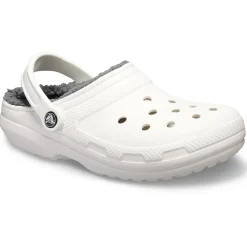 Crocs Classic Lined Clog (203591) - White/Grey