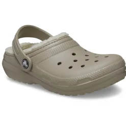 Crocs Classic Lined Kids Clogs (207010) - Mushroom/Bone