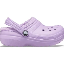 Crocs Classic Lined Kids Clogs (207010) - Orchid