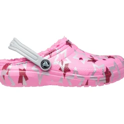 Crocs Classic Lined Kids Disco Dance Party Clog (208085) - Taffy Pink/Multi