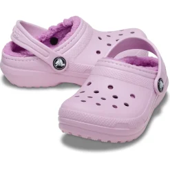 Crocs Classic Lined Kids Clogs (207010) - Hydrangea