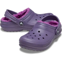 Crocs Classic Lined Kids Clogs (207010) - Nightshade
