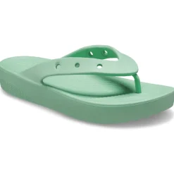 Crocs Classic Platform Flip (207714) - Jade Stone