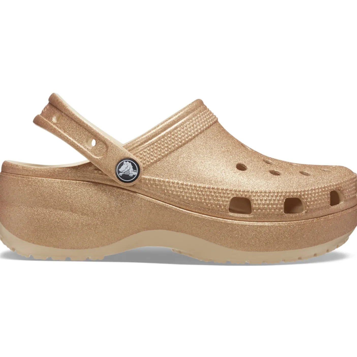 Crocs Classic Platform Glitter Clog (207241) - Shiitake