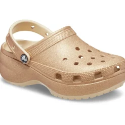 Crocs Classic Platform Glitter Clog (207241) - Shiitake