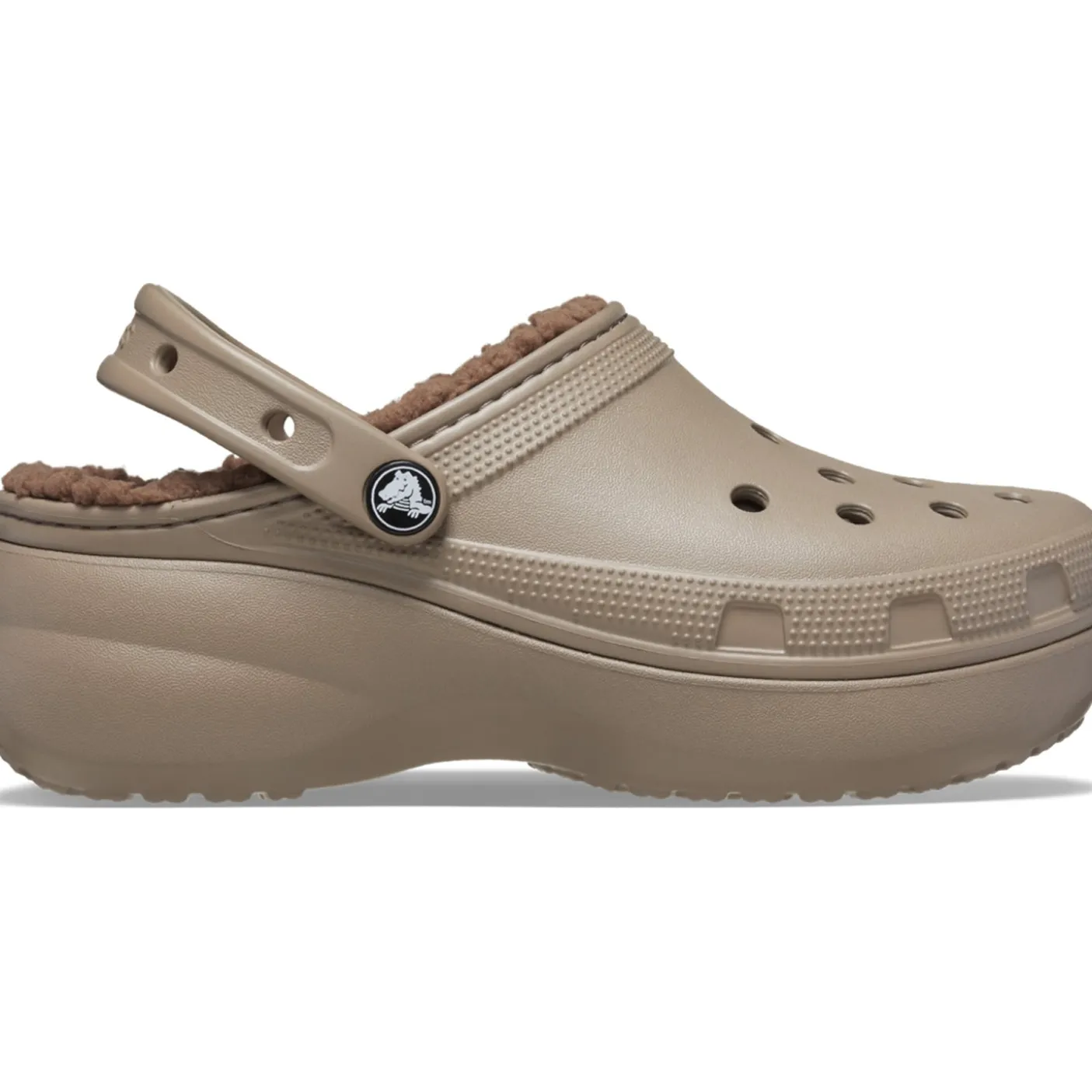 Crocs Classic Platform Lined Clog (207938) - Mushroom