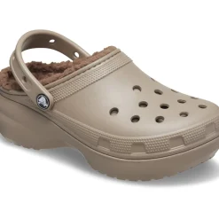 Crocs Classic Platform Lined Clog (207938) - Mushroom