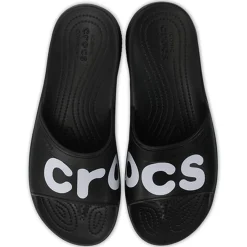 Crocs Classic Slide Graphic - Black/White