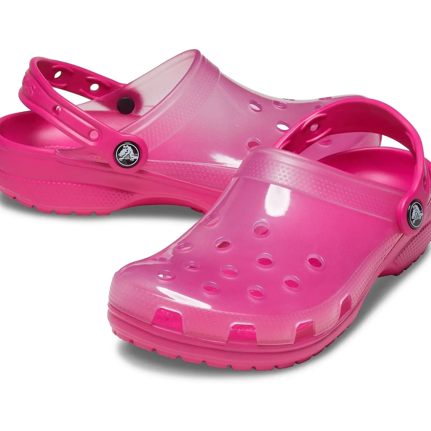 Crocs Classic Translucent Clog - Candy Pink