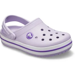 Crocs Crocband Kids Clogs (207006) - Lavender/Neon Purple