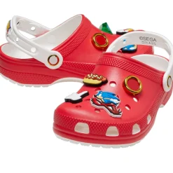 Crocs Sonic the Hedgehog Classic Kids Clogs (208642) - Red