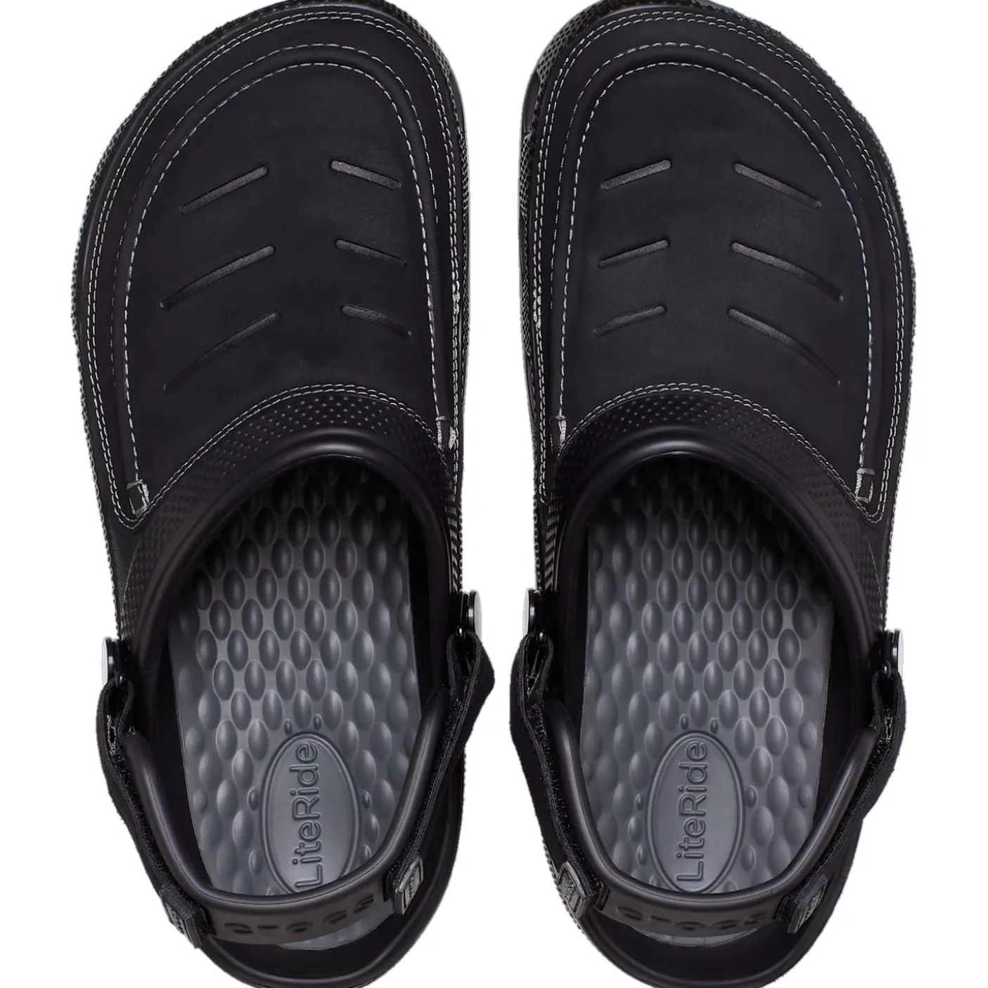 Crocs Yukon Vista II Literide Clog Men (207689) - Black/Slate Grey