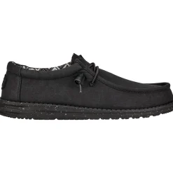 Hey Dude Wally Canvas (40700) - Black/Black