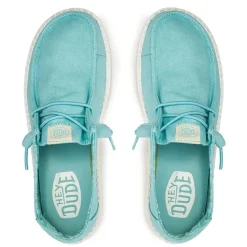 Hey Dude Wendy Canvas (40902) - Turquoise