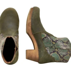 Sanita Baska Snakeskin Clog Boots (473291)