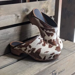 Sanita Brown Cow Danish Clogs (1706199)