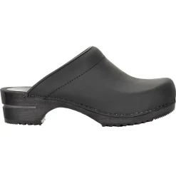 Sanita Chrissy Wooden Clogs in Black (1200009)