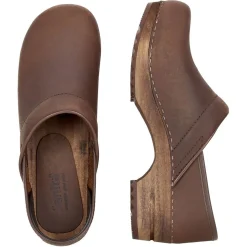 Sanita Classic Closed Clogs in Antique Brown (1201005)