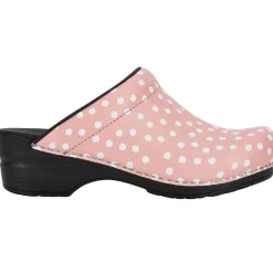 Sanita Fenja Spotty Flexible Clogs in Rose (457048)