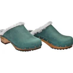 Sanita Hese Winter Clog in Green (450401)