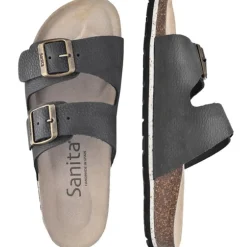 Sanita Ibiza Bio Sandals in Black (480001)