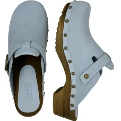 Sanita Kristel Traditional Clogs in Sky Blue (455205)