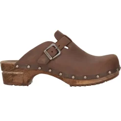 Sanita Kristel Traditional Clogs in Antique Brown (455205)