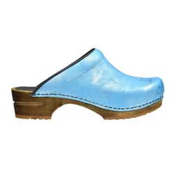 Sanita Laerke Wooden Clogs in Blue (7450050)